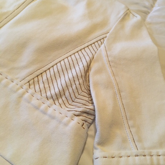 Diane Von Furstenberg Cropped jean Jacket Coat - Picture 15 of 16